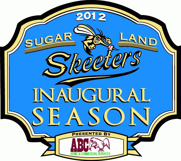 Sugar Land Skeeters 2012 Anniversary Logo iron on transfers for T-shirts